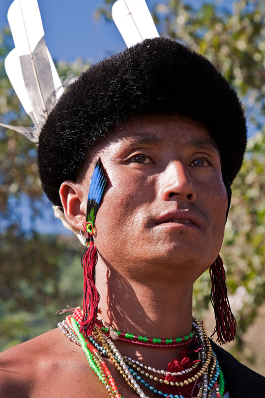   Man belonging to the Chakhesang naga clan